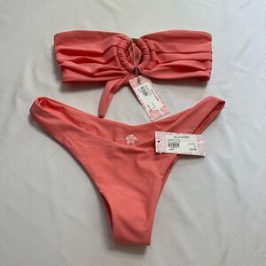 NWT Nalu Kai Women’s Coral Bikini Size Small New